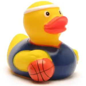 (image for) Basketball Player with Basketball Duck