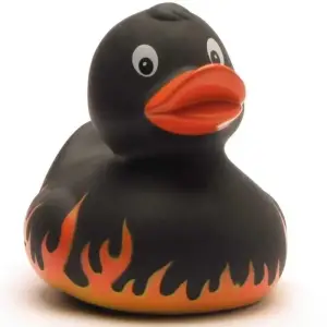 (image for) Biker Flame Duck