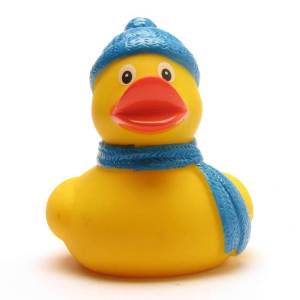 (image for) Blue Scarf Winter Duck