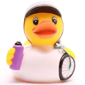 (image for) Cyclist Bicycle Rider Duck