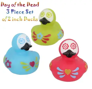 (image for) Day of the Dead Sugar Skull 3pc Duck Set