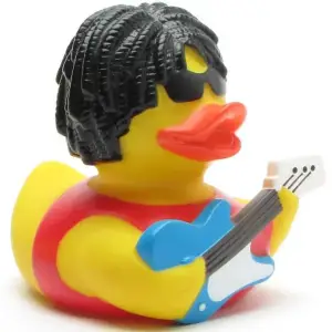 (image for) Super Star Guitar Player Duck