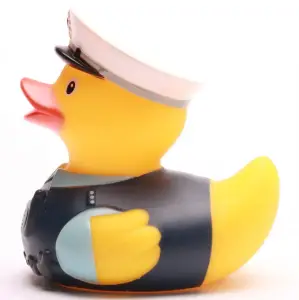 (image for) European Policeman Cop Duck