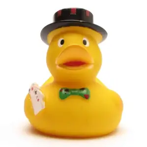 (image for) Casino Gambler Cards Duck