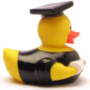 (image for) Cap and Gown Grad Graduate Duck