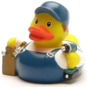 (image for) Handyman with Tools Duck