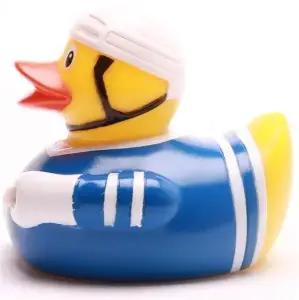 (image for) Hockey Player Duck in Blue Uniform
