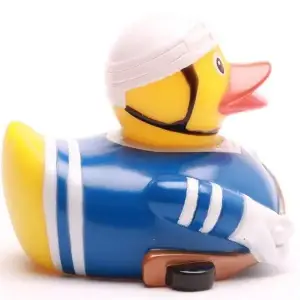 (image for) Hockey Player Duck in Blue Uniform