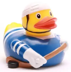 (image for) Hockey Player Duck in Blue Uniform