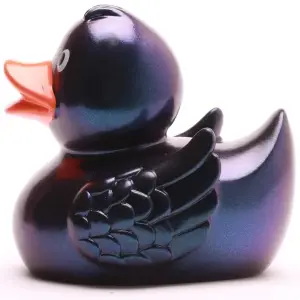 (image for) Milena Metallic Blue Duck