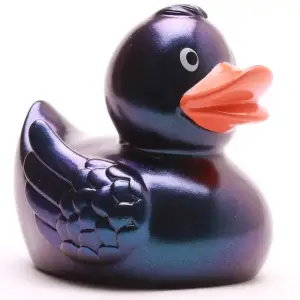 (image for) Milena Metallic Blue Duck