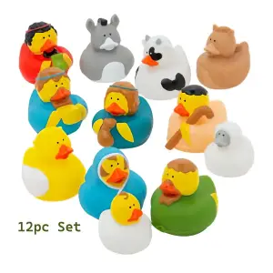 (image for) 12pc Christmas Nativity Duck Set