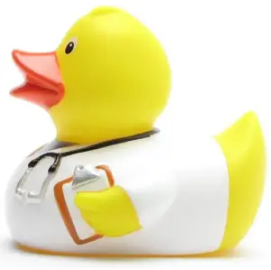 (image for) Medical Doctor Nurse with Stethoscope Duck