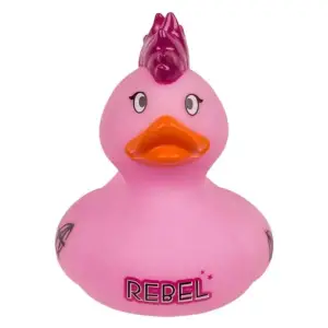 (image for) Pink Rebel Punk Rocker Mohawk Duck