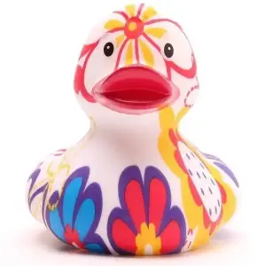 (image for) Psychedelic Floral Duck