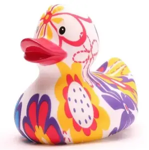 (image for) Psychedelic Floral Duck
