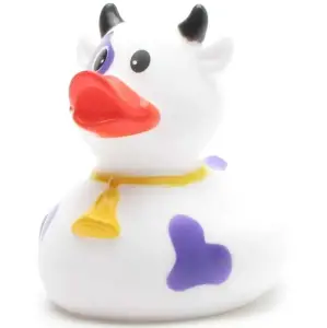 (image for) Purple & White Cow Duck