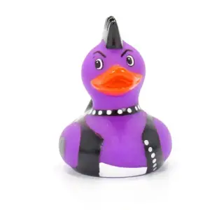 (image for) Purple Punk Rocker Mohawk Duck