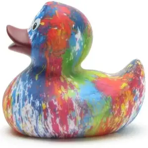 (image for) Rainbow Tie Dyed Duck