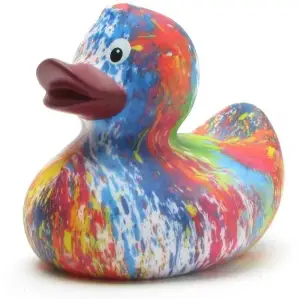 (image for) Rainbow Tie Dyed Duck