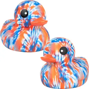 (image for) Red White & Blue Tie Dyed Print Duck Tie Dyed Print Duck