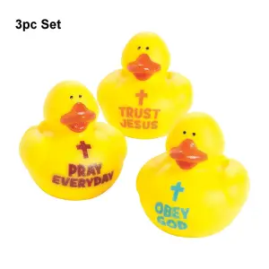 (image for) Trust Obey & Pray Duck Set