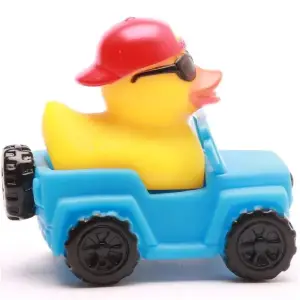 (image for) Duck Driving Blue Jeep