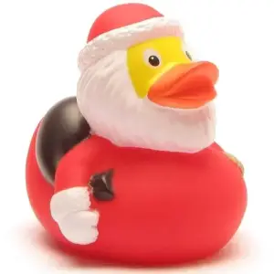 (image for) Santa Claus with Bag and Bell Duck