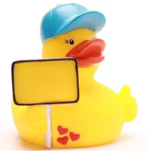 (image for) Blank Sign Thumbs Up Duck
