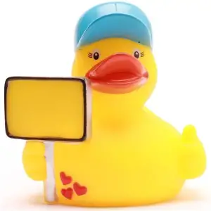 (image for) Blank Sign Thumbs Up Duck