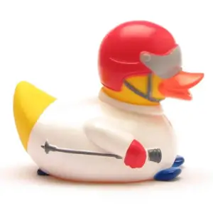 (image for) Winter Skier Skiing Ski Duck