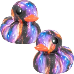 (image for) Purple Outer Space Print Duck