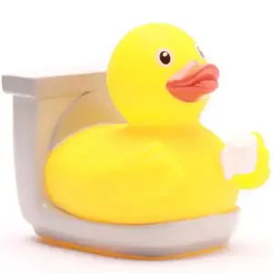 (image for) On the Potty Rubber Duck