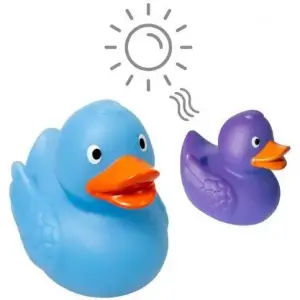 (image for) UV Color Changing Blue-Purple Duck