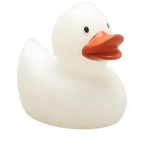(image for) UV Color Changing White-Pink Duck