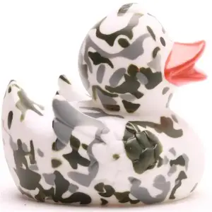(image for) White Camo Camouflage Duck