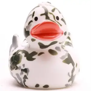 (image for) White Camo Camouflage Duck