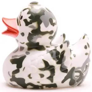 (image for) White Camo Camouflage Duck