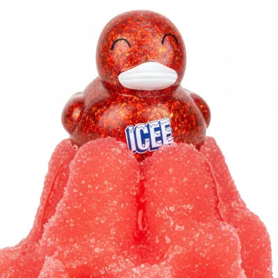(image for) Red Glitter Icee Duck