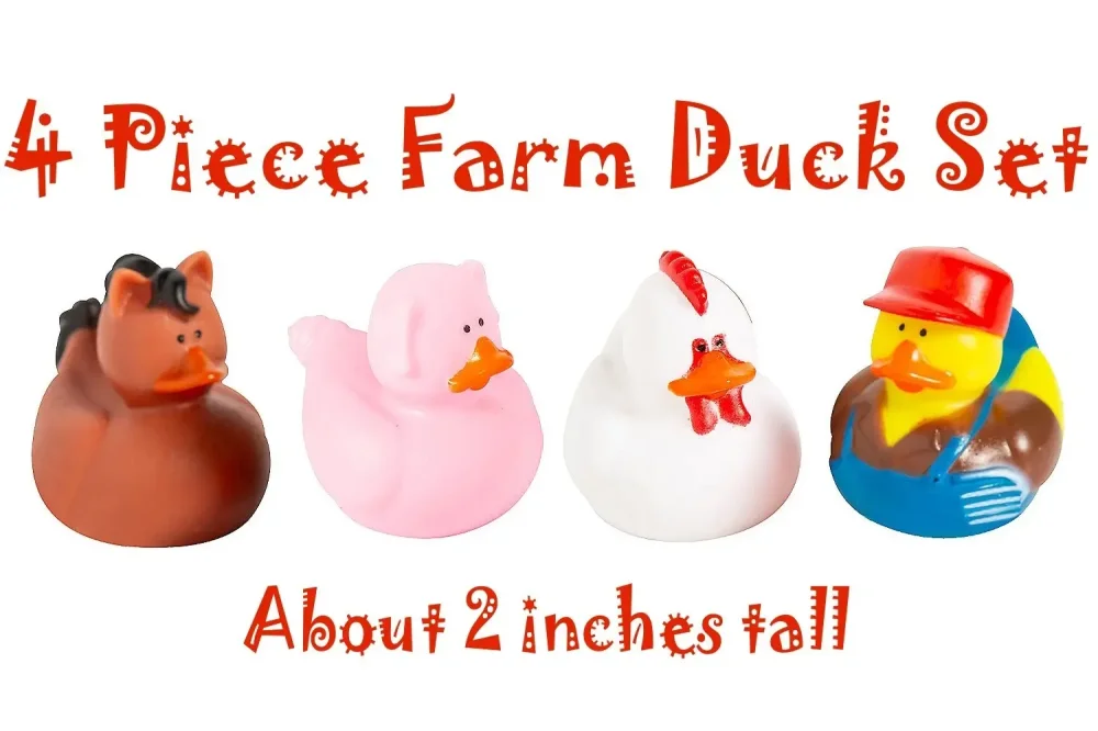 Modal Additional Images for Barnyard Farmer Animals Duck Set 4pc