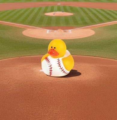(image for) Baseball Duck