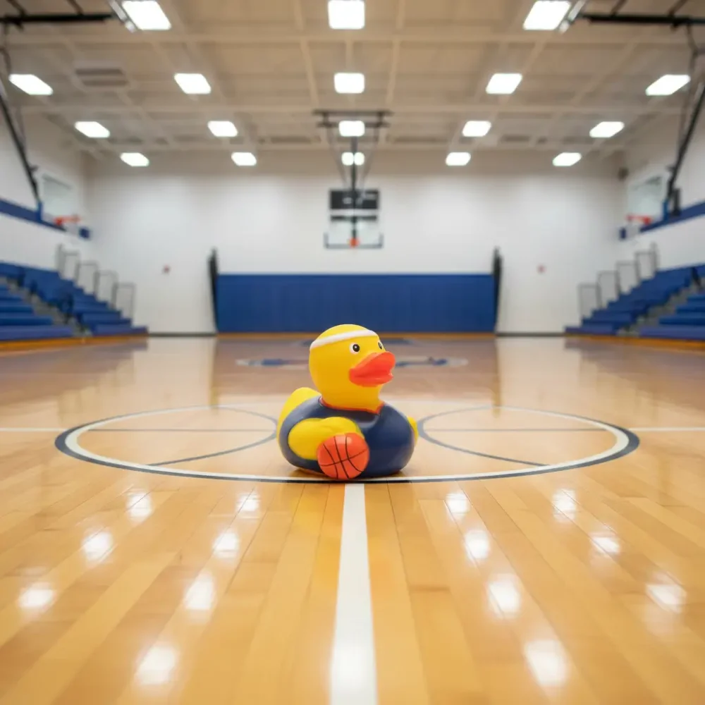 Modal Additional Images for Basketball Player with Basketball Duck