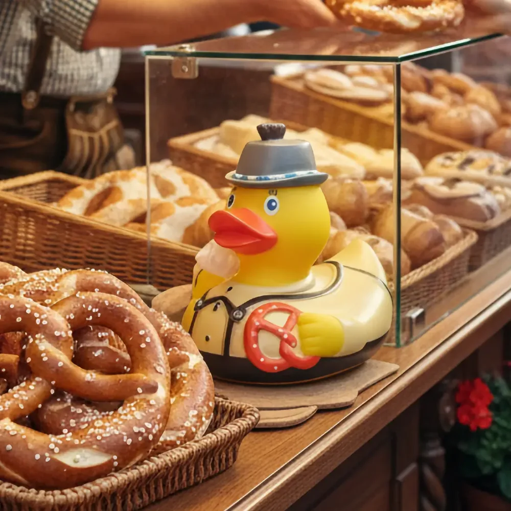 (image for) Bayer Duck with Pretzel
