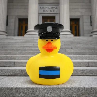 (image for) Thin Blue Line Duck