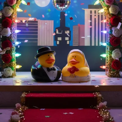 Bride & Groom Duck Set (image for) Bride & Groom Duck Set