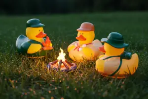 (image for) Camper Camping 3pc Duck Set