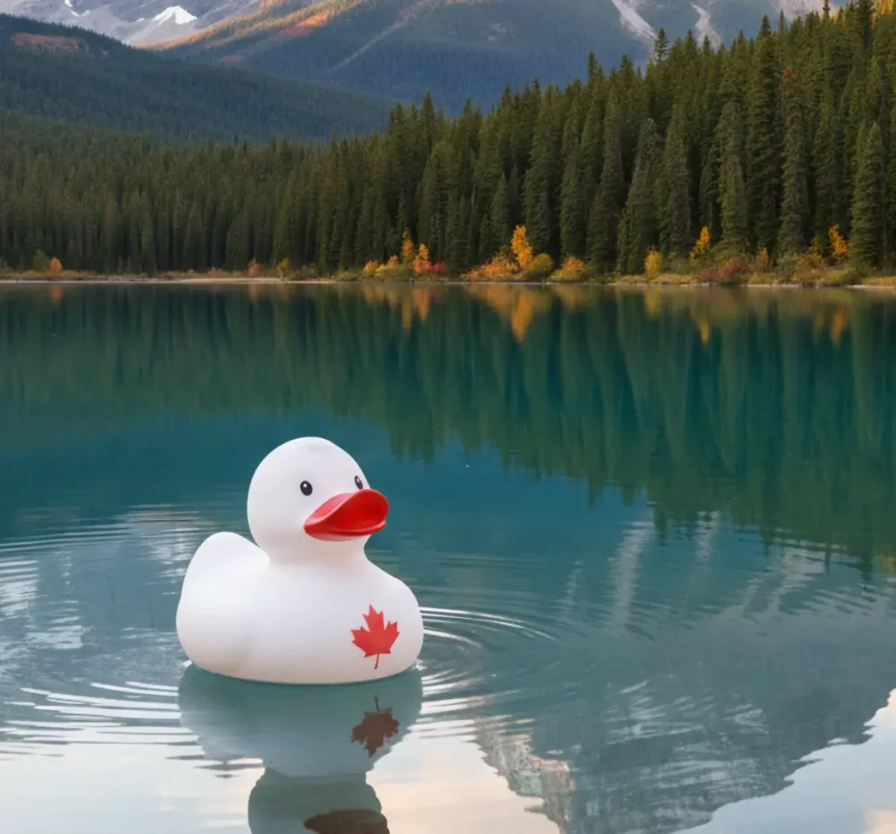 (image for) Canadian Maple Leaf Duck