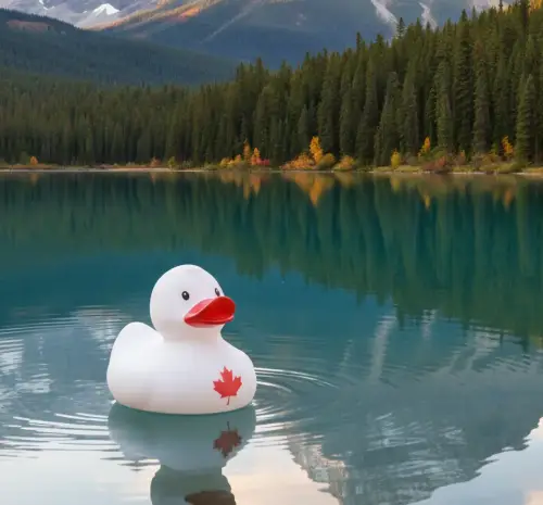 (image for) Canadian Maple Leaf Duck