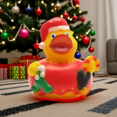 Santa Hat Christmas Holiday Duck (image for) Santa Hat Christmas Holiday Duck