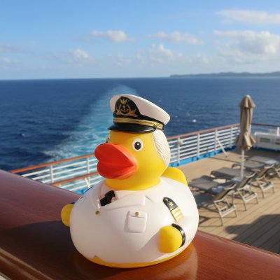 Cruise Boat Captain Duck (image for) Cruise Boat Captain Duck